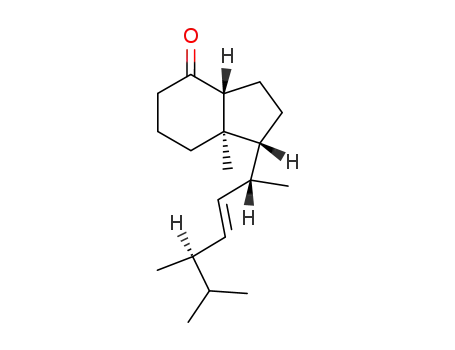 (1R,3aR,7aR)-7a-Methyl-1-((E)-(1R,4R)-1,4,5-trimethyl-hex-2-enyl)-octahydro-inden-4-one