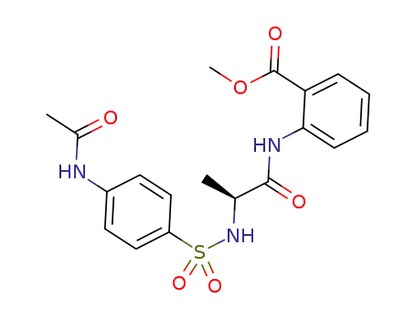 methyl 2-(2-(4-acetamidophenylsulfonamido)propanamido)benzoate