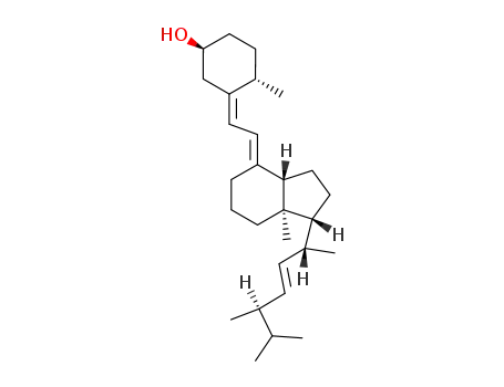 Molecular Structure of 65377-86-8 ((3beta,5Z,7E,10alpha,22E)-9,10-Secoergosta-5,7,22-trien-3-ol)