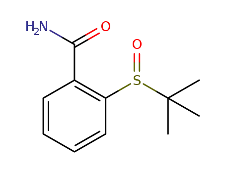 o-aminoformylphenyl tert-butylsulfoxide