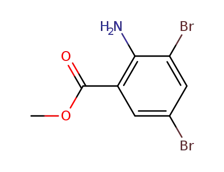 2-amino-3,5-dibromo-benzoic acid methyl ester