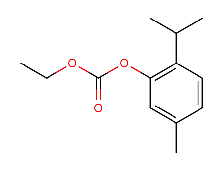 carbonic acid ethyl ester-(2-isopropyl-5-methyl-phenyl ester)
