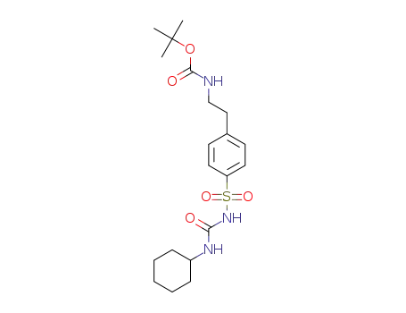 tert-butyl (4-(N-(cyclohexylcarbamoyl)sulfamoyl)phenethyl)carbamate