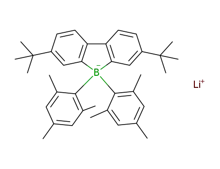 lithium 3,3’-di-tert-butyl-5,5-dimesityl-5H-dibenzo[b,d]borol-5-ide