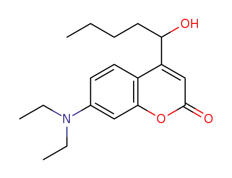 7-(diethylamino)-4-(1-hydroxypentyl)-2H-chromene-2-one
