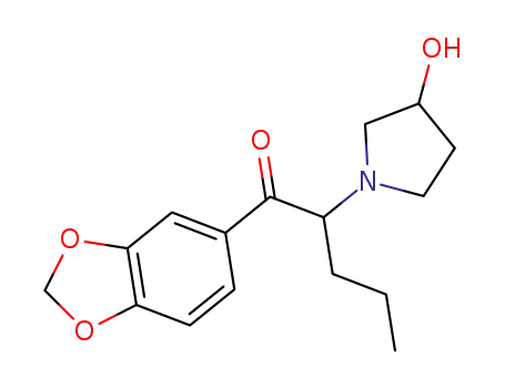 1-(benzo[D][1,3]dioxol-5-yl)-2-(3-hydroxypyrrolidin-1-yl)-1-pentanone