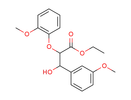 ethyl 3-hydroxy-2-(2-methoxyphenoxy)-3-(3-methoxyphenyl)propaneate