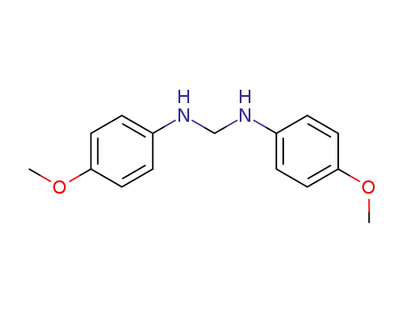 Molecular Structure of 78666-54-3 (N,N-bis(4-methoxyphenyl)methanediamine)