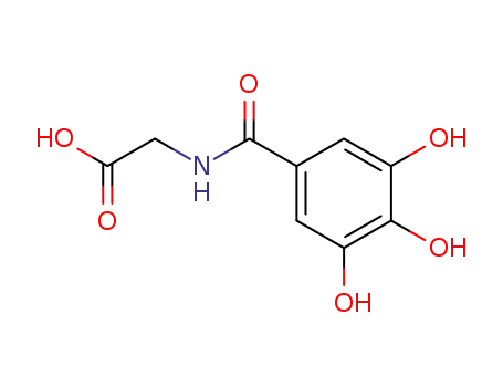 Molecular Structure of 55880-99-4 (Glycine, N-(3,4,5-trihydroxybenzoyl)-)
