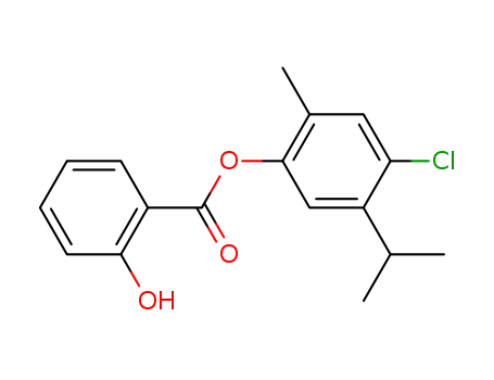 salicylic acid-(4-chloro-5-isopropyl-2-methyl-phenyl ester)
