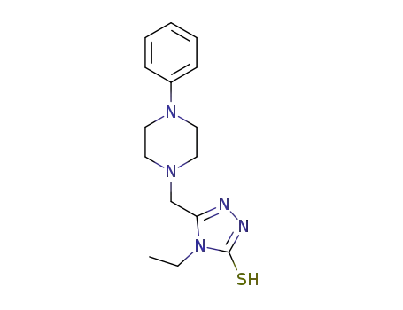 4-ethyl-5-[(4-phenylpiperazin-1-yl)methyl]-4H-1,2,4-triazol-3-thiol