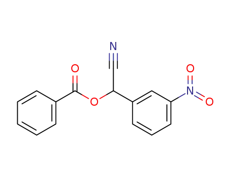 Benzeneacetonitrile, a-(benzoyloxy)-3-nitro- cas  7252-27-9