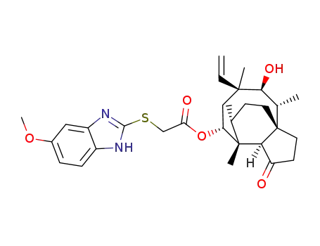 14-O-{[(5-methoxy-1H-benzimidazol-2-yl)sulfanyl]acetyl}mutilin