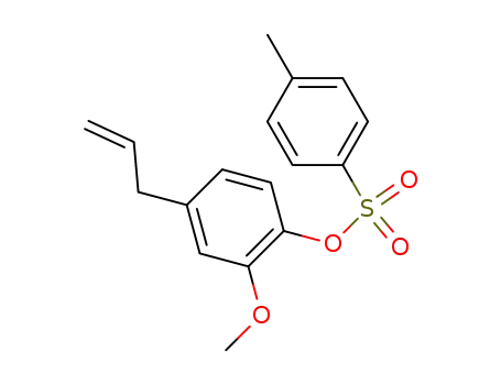 Molecular Structure of 144150-79-8 (Phenol, 2-methoxy-4-(2-propenyl)-, 4-methylbenzenesulfonate)
