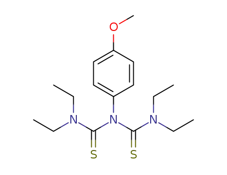 1,1,5,5-tetraethyl-3-(4-methoxy-phenyl)-dithiobiuret