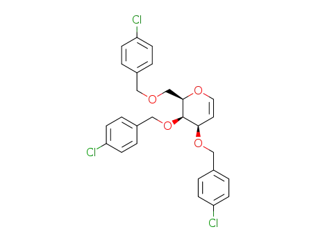 3,4,6-tri-O-(4-chlorobenzyl)-β-D-galactal