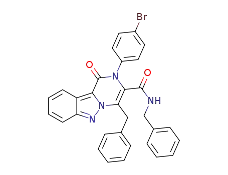 N,4-dibenzyl-2-(4-bromophenyl)-1-oxo-1,2-dihydropyrazino[1,2-b]indazole-3-carboxamide