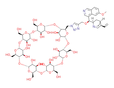 6I-deoxy-6I-((4-((R)-(6-methoxyquinolin-4-yl)(5-vinylquinuclidin-2-yl)methoxy)methyl)-1H-1,2,3-triazol-1-yl)-β-CD