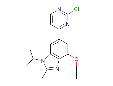 6-(2-chloropyrimidin-4-yl)-4-tert-butoxy-1-isopropyl-2-methyl-1H-benzo[d]imidazole