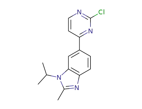 6-(2-chloropyrimidin-4-yl)-1-isopropyl-2-methyl-1H-benzo[d]imidazole