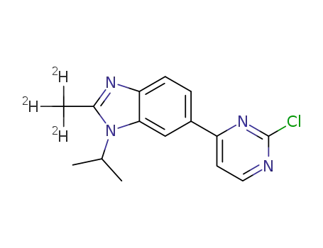 6-(2-chloropyrimidin-4-yl)-1-isopropyl-2-(methyl-d3)-1H-benzo[d]imidazole