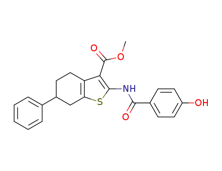 methyl 2-(4-hydroxybenzamido)-6-phenyl-4,5,6,7-tetrahydrobenzo[b]thiophene-3-carboxylate