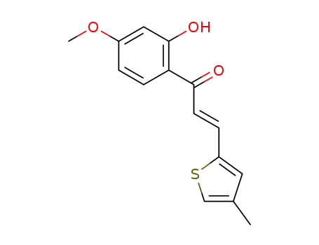 (E)-1-(2-hydroxy-4-methoxyphenyl)-3-(4-methylthiophen-2-yl)prop-2-en-1-one