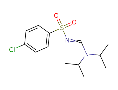 N'-((4-chlorophenyl)sulfonyl)-N,N-diisopropylformimidamide