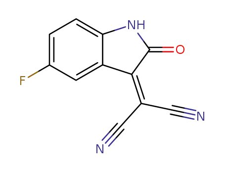 2-(5-fluoro-2-oxoindolin-3-ylidene)malononitrile