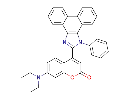 7-(diethylamino)-4-(1-phenyl-1H-phenanthro[9,10-d]imidazol-2-yl)coumarin