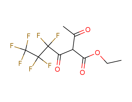 Hexanoic acid, 2-acetyl-4,4,5,5,6,6,6-heptafluoro-3-oxo-, ethyl ester