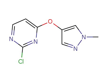 2-chloro-4-((1-methyl-1H-pyrazol-4-yl)oxy)pyrimidine
