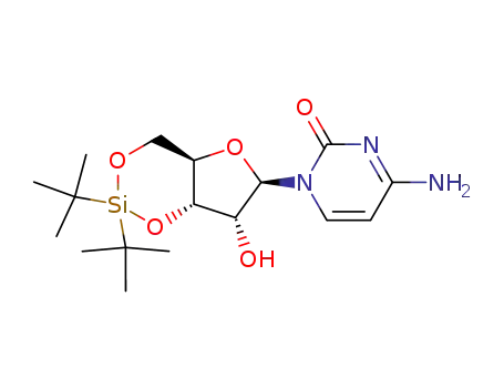 Molecular Structure of 126628-28-2 (Cytidine, 3',5'-O-[bis(1,1-dimethylethyl)silylene]-)