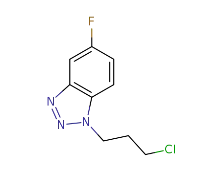 1-(3-chloropropyl)-5-fuloro-1H-benzo[d]-[1,2,3]triazole