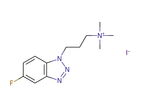 3-(5-fluoro-1H-benzo[d][1,2,3]triazol-1-yl)-N,N,N-trimethylpropan-1-aminium iodide