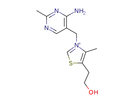 Thiazolium,3-[(4-amino-2-methyl-5-pyrimidinyl)methyl]-5-(2-hydroxyethyl)-4-methyl-