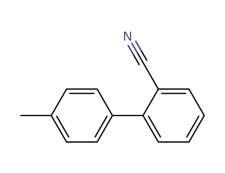 Molecular Structure of 114772-53-1 (4'-Methyl-2-cyanobiphenyl)
