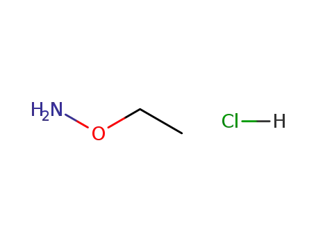 Molecular Structure of 3332-29-4 (Ethoxyamine hydrochloride)