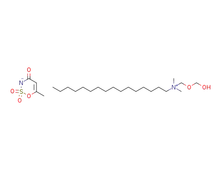 hexadecyl(2-(2-hydroxyethoxy)ethyl)dimethylammonium acesulfame