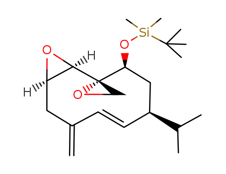 (1S,3S,4E,8R,9R,10R)-1-t-butyldimethylsilyloxy-8,9-epoxy-6-methylene-10,10-methylenoxy-3-(1-methylethyl)-4-cyclodecene