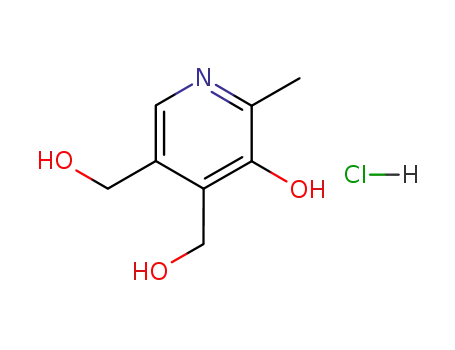 Molecular Structure of 58-56-0 (Pyridoxine hydrochloride)