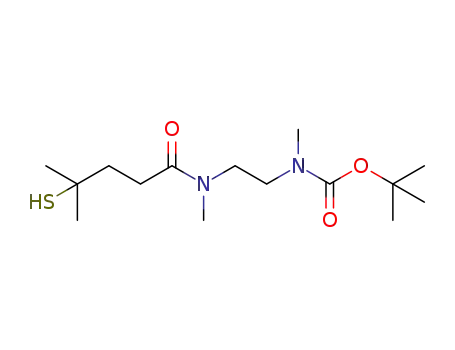 tert-butyl methyl{2-[methyl(4-methyl-4-sulfanylpentanoyl)amino]ethyl}carbamate