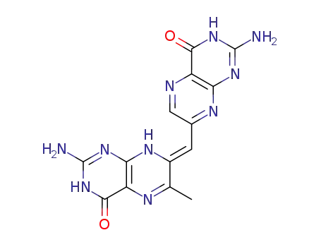 (2-amino-6-methyl-4-oxo-4,8-dihydro-3H-pteridin-7-yliden)-(2-amino-4-oxo-3,4-dihydro-pteridin-7-yl)-methane