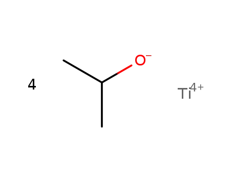 Molecular Structure of 546-68-9 (Titanium tetraisopropanolate)
