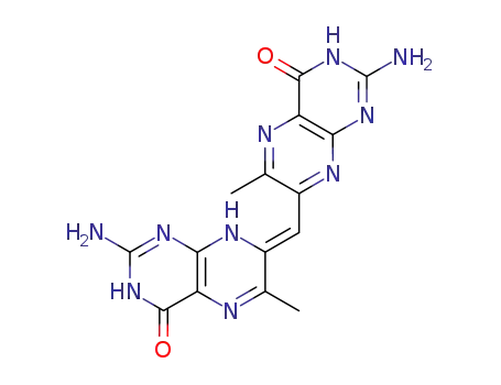 (2-amino-6-methyl-4-oxo-3,4-dihydro-pteridin-7-yl)-(2-amino-6-methyl-4-oxo-4,8-dihydro-3H-pteridin-7-ylidene)-methane