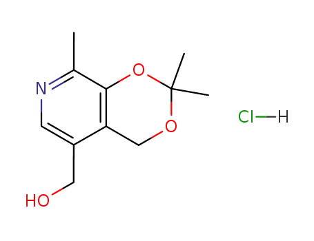 (2,2,8-trimethyl-4H-[1,3]dioxino[4,5-c]pyridin-5-yl)methanol hydrochloride