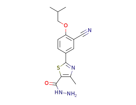 2-[3-cyano-4-(2-methylpropoxy)phenyl]-4-methyl-1,3-thiazole-5-carbohydrazide