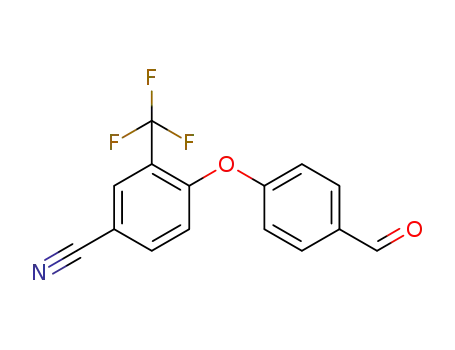 4-(4-formylphenoxy)-3-(trifluoromethyl)benzonitrile