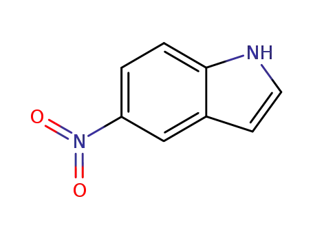 Molecular Structure of 6146-52-7 (5-Nitroindole)