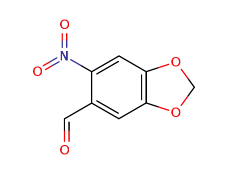 Molecular Structure of 712-97-0 (6-NITROPIPERONAL)